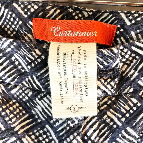 Anthropologie Cartonnier Charlie Blue Print Pants - Picture 8 of 8